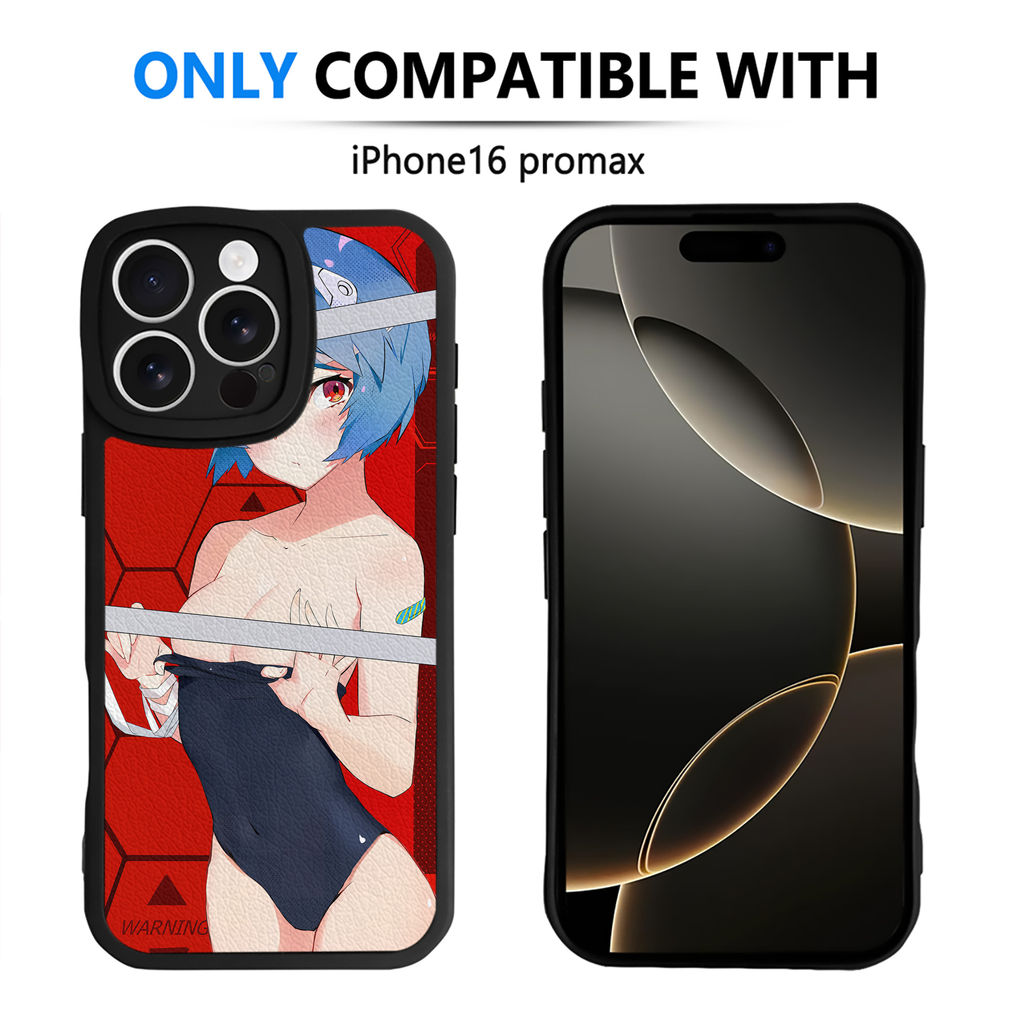 （画像用） EVA 新世紀エヴァンゲリオン 【iPhone 16シリーズ対応】シリコンスマホケース（レザー調） 材質：シリコン